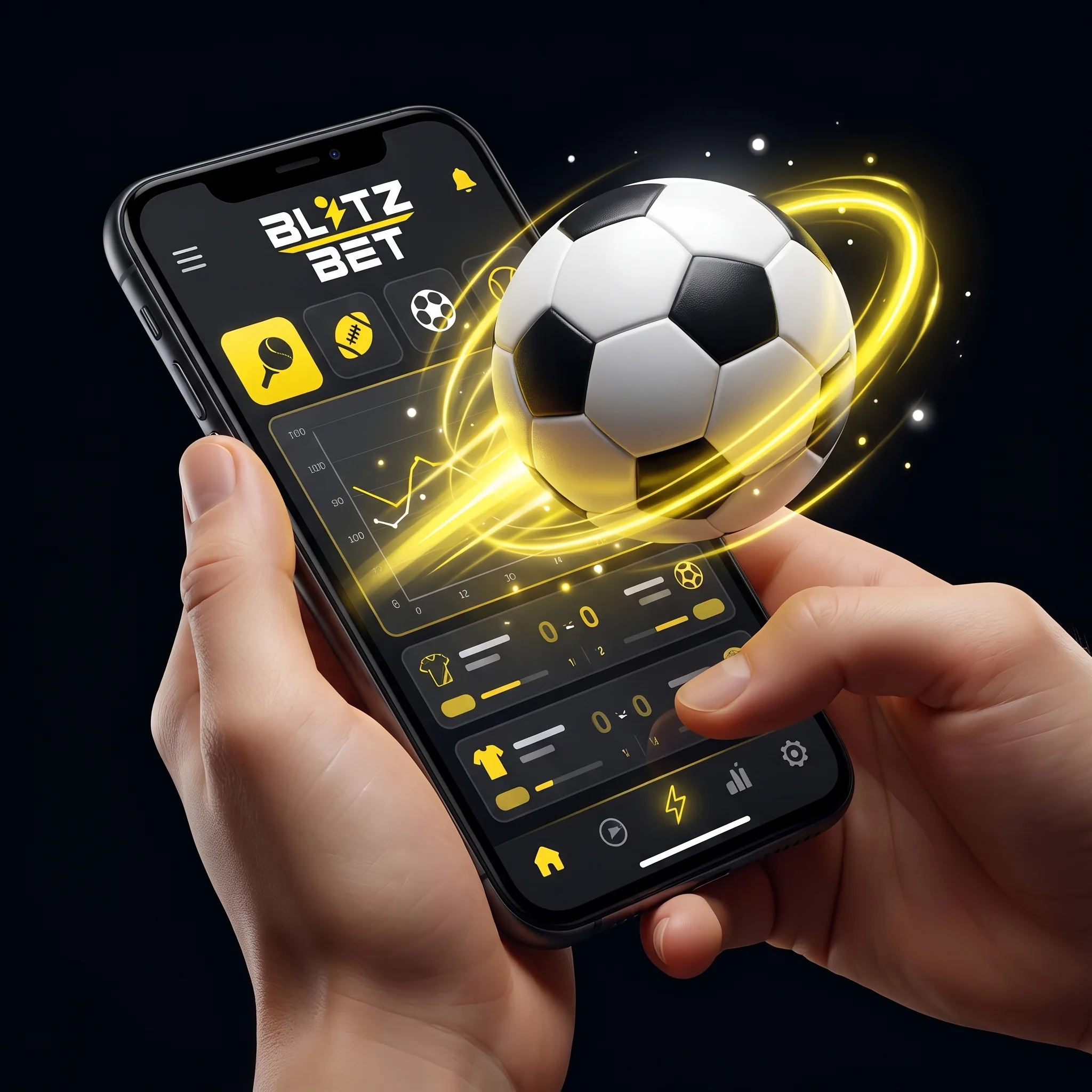 Blitzbet on a smartphone